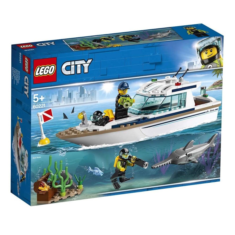 Iaht pentru scufundari Lego City 60221, +5 ani, Lego